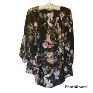 Lightweight floral blouse
